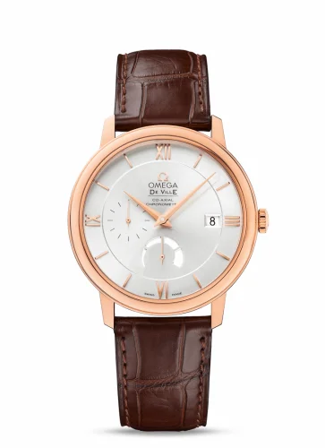 Omega De Ville Prestige Co-Axial 39.5 Power Reserve Red Gold / Silver 424.53.40.21.02.001 (42453402102001)